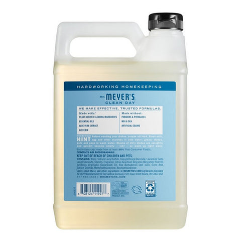 Mrs. Meyer's, Rain Water Dish Soap Refill, 48 Oz
