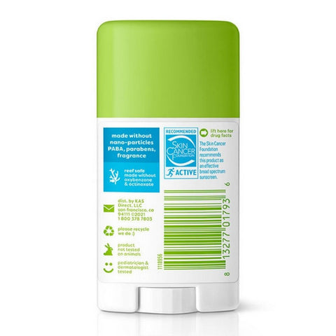 Babyganics, Fragrance-Free Kids Sunscreen Stick SPF 50, 1.6 Oz