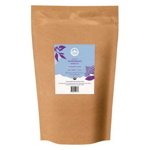 Young Mountain Tea, Organic Peppermint Tea, 100 Count