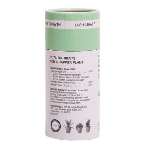 Flourish Plant, Organic All-Purpose Plant Food, 1.69 Oz