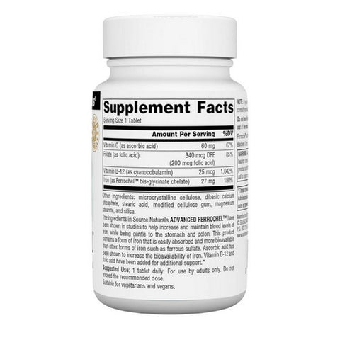 Source Naturals, Advanced Ferrochel, 90 Tabs