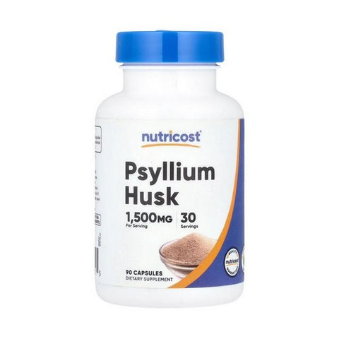 Nutricost, Psyllium Husk Capsules, 1500 Mg, 90 Count