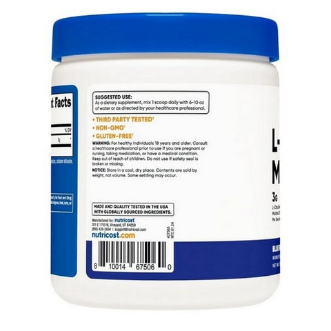 Nutricost, L-Citrulline Malate (2:1) Powder Blue Raspberry, 300 Grams