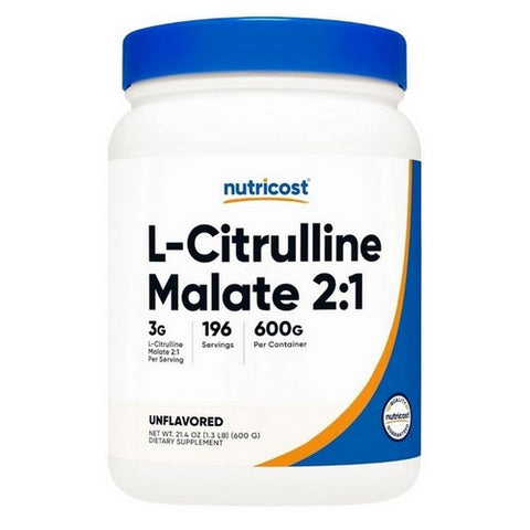 Nutricost, L-Citrulline Malate 2:1 Powder, 600 Grams