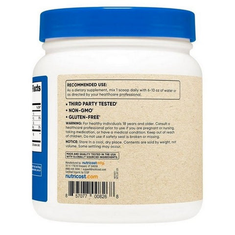 Nutricost, Organic Chlorella Powder, 1 Lb