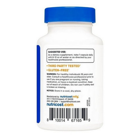 Nutricost, CoQ10 Capsules, 200 Mg, 60 Count