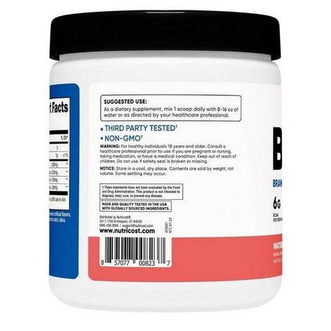 Nutricost, BCAA Powder Watermelon, 30 Serving