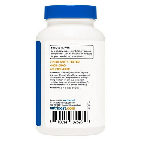 Nutricost, Biotin Capsules, 10 Mg, 240 Count