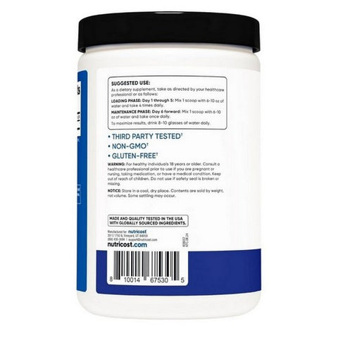 Nutricost, Performance Creatine Monohydrate Blue Raspberry, 500 Grams