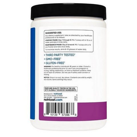 Nutricost, Creatine Monohydrate Powder Grape, 500 Grams