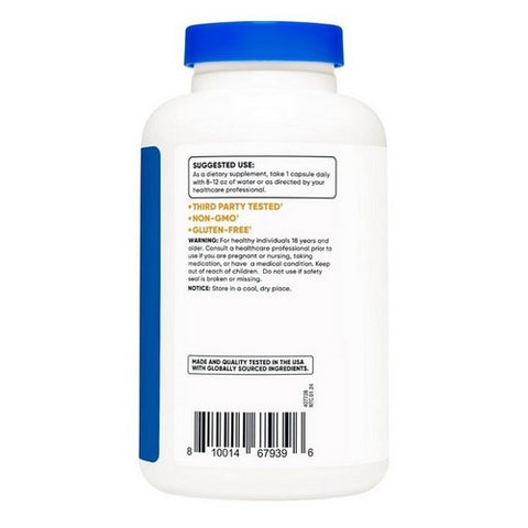 Nutricost, L-Tyrosine Capsules, 500 Mg, 180 Count