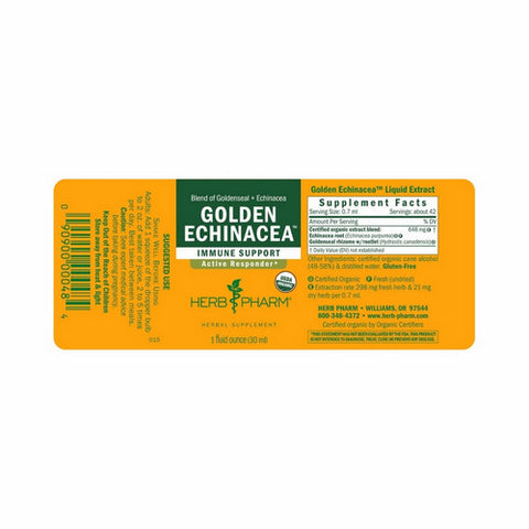 Herb Pharm, Golden Echinacea, 1 Oz
