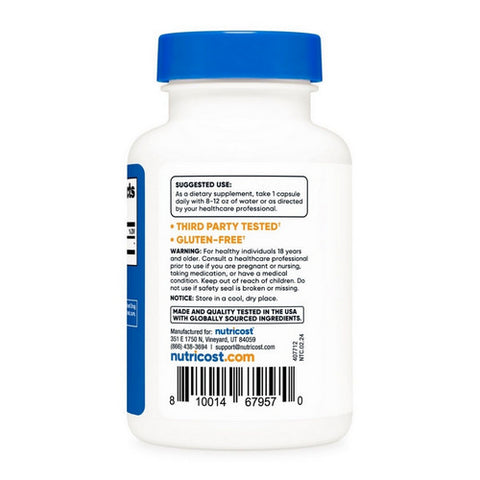 Nutricost, Yohimbine HCL Capsules, 5 Mg, 120 Count