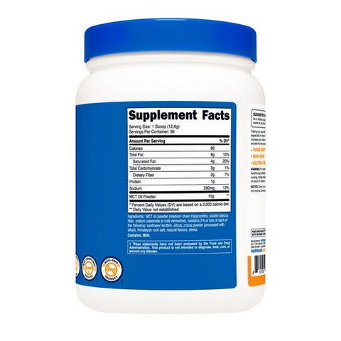 Nutricost, MCT Oil Powder Salted Caramel, 1 Lb