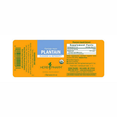 Herb Pharm, Plantain Extract, 1 Oz