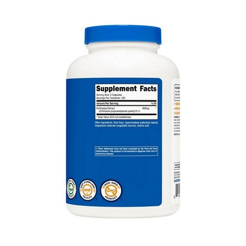 Nutricost, Echinacea Capsules, 800 Mg, 240 Count