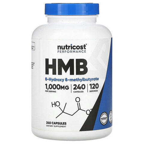 Nutricost, HMB Capsules, 500 Mg, 240 Count