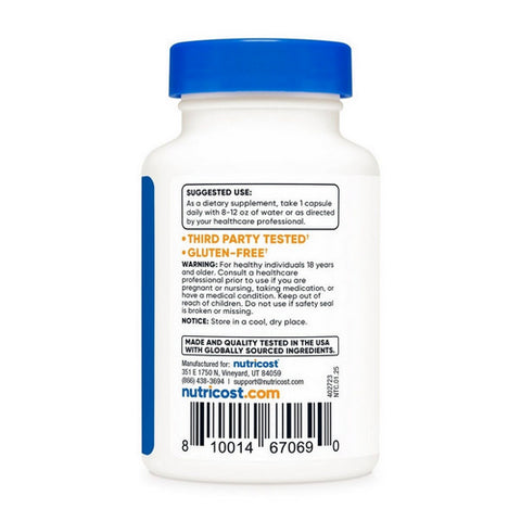 Nutricost, Tudca Capsules, 500 Mg, 30 Count