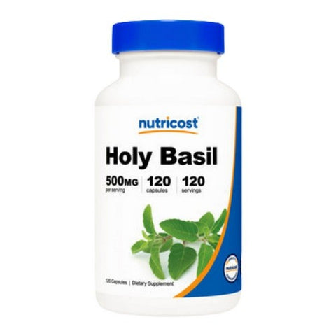 Nutricost, Holy Basil Capsules, 500 Mg, 120 Count
