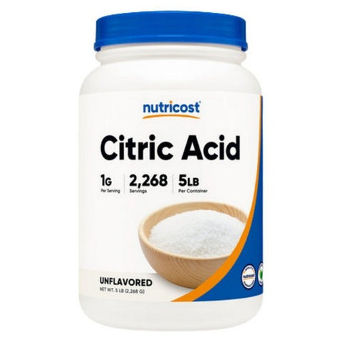Nutricost, Citric Acid Powder, 5 Lbs