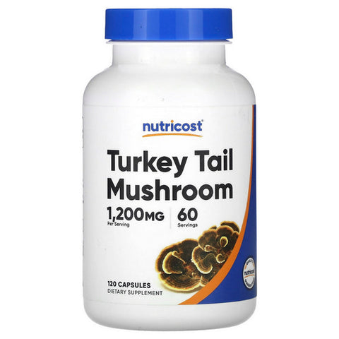 Nutricost, Turkey Tail Mushroom, 600 Mg, 120 Caps