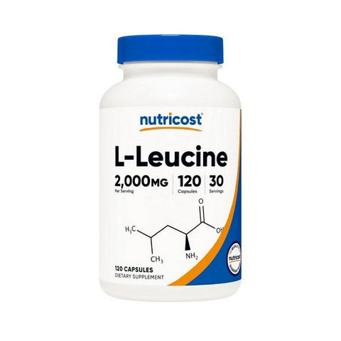 Nutricost, L-Leucine Capsules, 2000 Mg, 120 Count