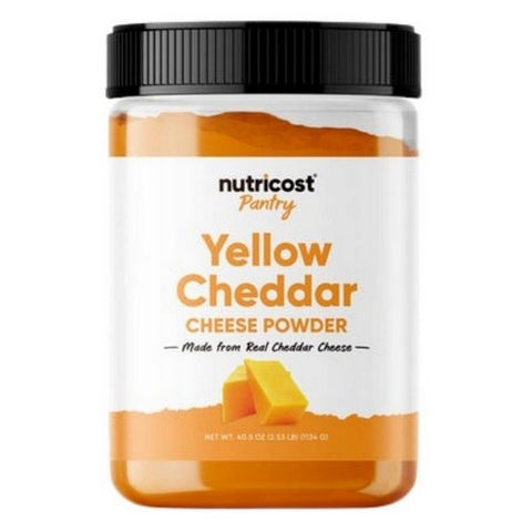 Nutricost, Pantry Yellow Cheddar Cheese Powder, 2.5 Lbs