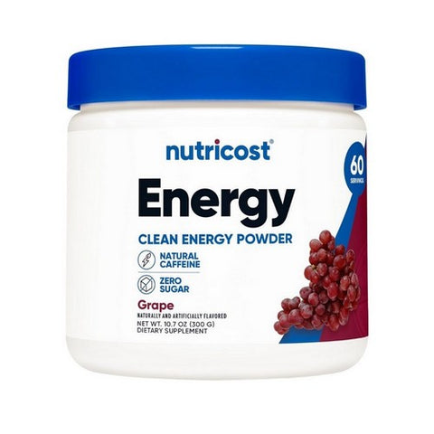 Nutricost, Energy Complex Powder Grape, 60 Servings
