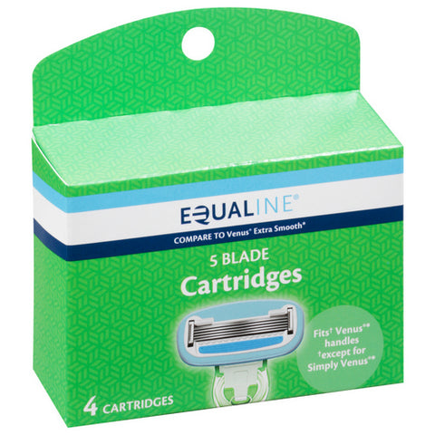 Equaline, 5 Blade Cartridges, 4 Count (Case Of 6)