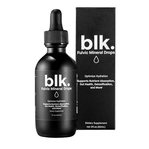 Fulvic Mineral Drops 2 Oz by Blk Functional Beverages