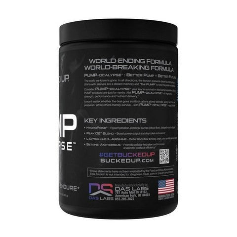 Bucked Up, Pump Ocalypse Blueberry Pomegranate, 12.3 Oz