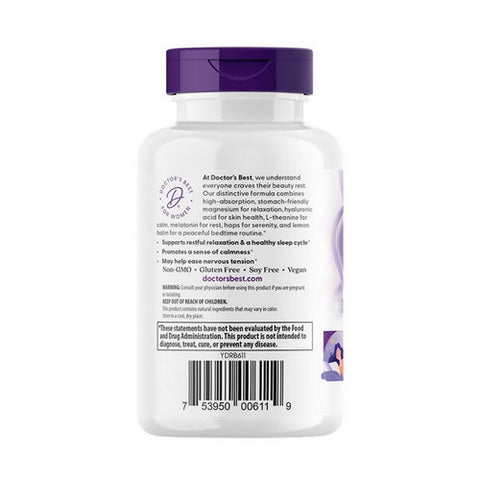 Doctors Best, Women's Beauty Sleep, 60 Veggie Caps