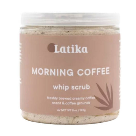 Latika Soap, Whip Scrub Morning Coffee, 8 Oz