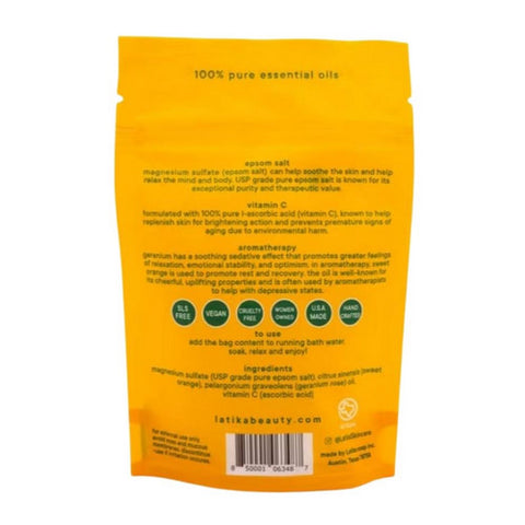 Latika Soap, Bath Soak Vitamin C, 4 Oz