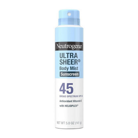 Ultra Sheer Lightweight Sunscreen Spray SPF 45 5 Oz (Case Of 3) by Neutrogena