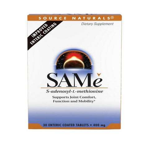 Source Naturals, Same (S-Adenosyl-L-Methionine), 400 MG, 30 Tabs