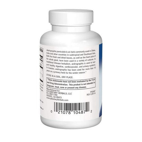 Planetary Herbals, Full Spectrum Andrographis, 60 Tabs