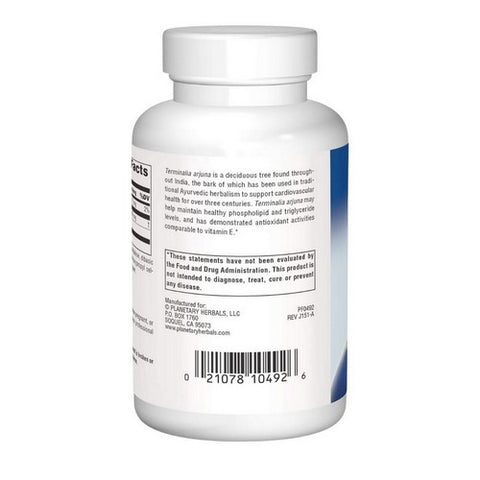 Planetary Herbals, Full Spectrum Arjuna, 500 Mg, 60 Tabs