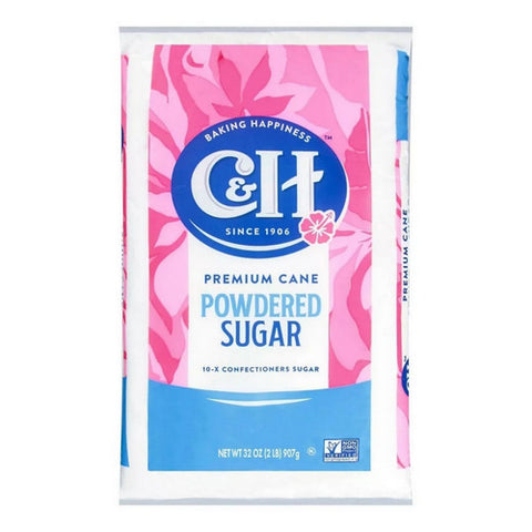 Pure Cane Powdered Sugar 2 Lbs (Case Of 16) by C & H