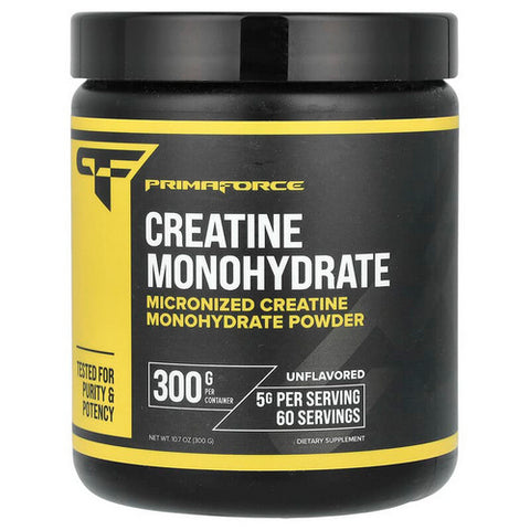 Primaforce, Creatine Monohydrate Powder Unflavored, 300 Grams