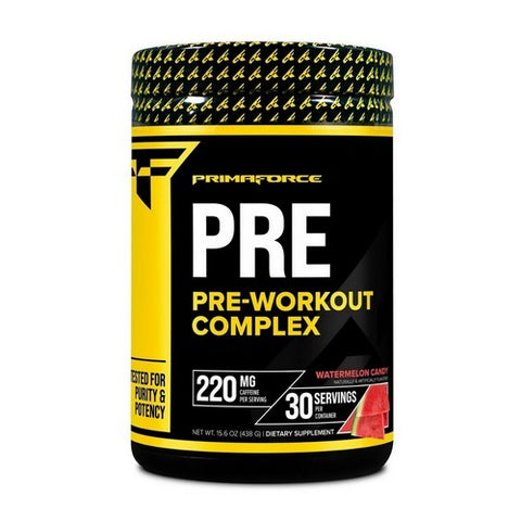 Primaforce, Pre-Workout Complex Watermelon Candy, 220 Mg, 15.6 Oz