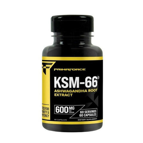 Primaforce, KSM-66 Capsules, 600 Mg, 60 Caps