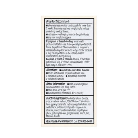 Foster And Thrive, Ibuprofen PM, 200 Mg, 40 Caps Foster And Thrive