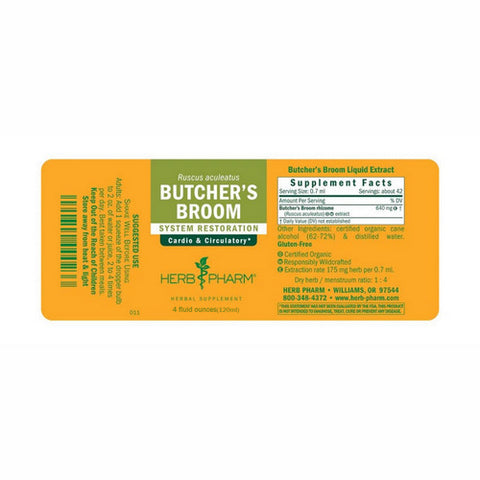 Herb Pharm, Butcher's Broom Extract, 4 Oz