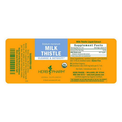Herb Pharm, Milk Thistle, 4 oz