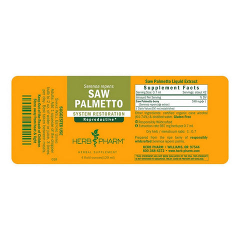 Herb Pharm, Saw Palmetto, 4 oz