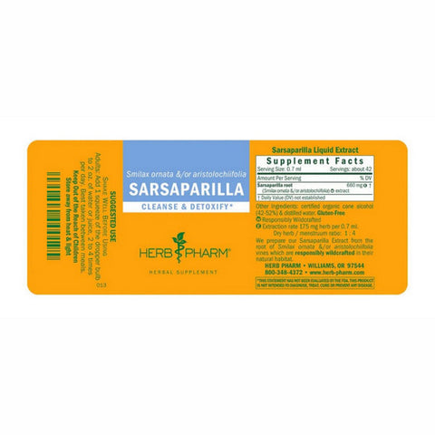 Herb Pharm, Sarsaparilla, 4 Oz