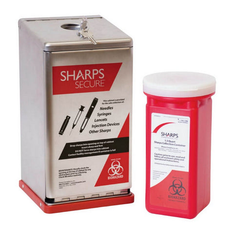 Secure Needle Disposal System 1.5 Quart 1 Count by Sharps Compliance