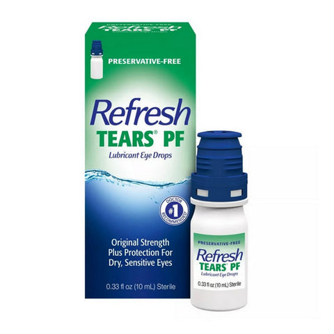 Refresh, Tears PF Lubricant Eye Drops, 0.33 Oz