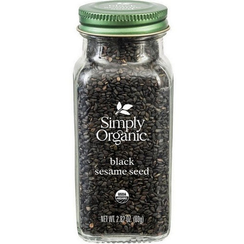Simply Organic, Organic Black Sesame Seed, 2.82 Oz